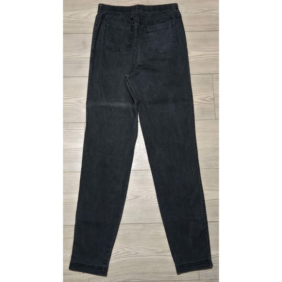 Vtg Forenza Pull Up Pants Womens Sz Medium No Tag Black 25x30 Elastic Waist 80s - Picture 5 of 5